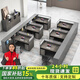 美軒戈職員桌辦公桌員工桌辦公室簡約財務(wù)桌加厚屏風(fēng)辦公桌椅組合 定制專拍