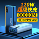 科諾克【國(guó)家3C認(rèn)證可上飛機(jī)高鐵】120W超級(jí)快充充電寶80000M移動(dòng)電源大容量適用于華為蘋果20000毫安時(shí) 神秘黑|超級(jí)快充|提速999% 【3C認(rèn)證】20000M可上飛機(jī)高鐵
