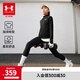 安德瑪（Under Armour）兒童套裝女大童針織休閑舒適運(yùn)動套裝春季運(yùn)動套裝251213176 黑色 165