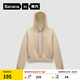 蕉內(nèi)（Bananain）【周冬雨同款】非常服503Relax連帽衛(wèi)衣女士長袖24秋冬新款外套 杏卡其 L