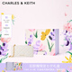 CHARLES&KEITH質(zhì)感菱格鏈條小方錢(qián)包女包包女包生日禮物七夕禮物CK6-10680924 Cream奶白色 XS