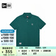 NEW ERA紐亦華潮流基礎(chǔ)MLB短袖T恤男女情侶NY LA休閑polo衫 14341333-綠色 L