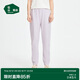 松山棉店休閑單褲棉莫家居褲寬松直筒褲休閑褲透氣運動春夏女-丁香紫XL