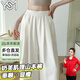 翊尚美寬松休閑褲女夏季薄款闊腿山本褲子女款2025年最新款冰絲奶芙小個(gè)