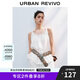 UR2025夏季新款女裝波嬉風紐扣超寬松無袖開襟襯衫UWH250038 本白 M (M-L)