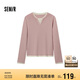 森馬（Semir）森馬毛衣女短款假兩件含羊毛針織衫24冬新款保暖內(nèi)搭109724107015