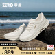 零度Zero男鞋2025春夏新款足弓支撐緩震舒適輕盈軟底休閑運動鞋戶外鞋 米色 40