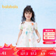 巴拉巴拉童裝女童公主裙2024夏季兒童連衣裙寶寶裙子文藝網(wǎng)紗208224111011