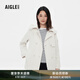 AIGLE艾高春夏GORE-TEX防風(fēng)防雨透汽戶外休閑夾克風(fēng)衣上衣女士外套 奶米白色 Q2152 M 38 (165/88A)