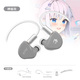 EPZG20游戲電競有線(xiàn)耳機入耳式fps吃雞瓦電腦競技入耳式游戲耳機 神秘灰【贈游戲音樂(lè )雙線(xiàn)＋USB】