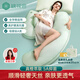 棉花會(huì)（cotton center）孕婦枕護(hù)腰側(cè)睡枕天絲涼感H型多功能孕期托腹抱枕靠枕-絲語(yǔ)輕綠