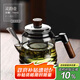 SUSHI CERAMICS玻璃茶壺泡茶壺耐高溫加厚花茶壺可電陶爐加熱靈韻壺?zé)熁疑? title=