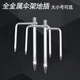 OEMG戶外釣魚(yú)傘配件三腳地插金屬傘插三角叉?zhèn)阕里L(fēng)叉底座 17厘米鐵鍍鋅小款
