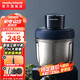 摩飛電器（Morphyrichards） 絞肉機(jī)家用不銹鋼絞餡機(jī)多功能搗蒜電動(dòng)?jì)雰狠o食機(jī)料理機(jī)套娃式攪拌機(jī) MR9401A輕奢藍(lán)標(biāo)配【三碗】 1.5L