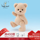 莉娜熊（TeddyTales）小熊玩偶毛絨玩具熊泰迪手作熊安撫娃娃送禮送人七夕情人節(jié)禮物 奶茶色（經(jīng)典款） 中號(hào)站姿約30cm