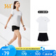361°跑步運(yùn)動套裝女士夏季衣服新款速干短袖短褲兩件套662524001H-1
