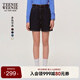 Teenie Weenie小熊牛仔短褲女2025年夏季新款活力簡(jiǎn)約休閑三分褲女