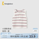 童泰（TONGTAI）嬰兒背心夏季寶寶衣服兒童休閑外出上衣男童坎肩女童吊帶夏裝 紫色 90cm