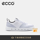 愛步（ECCO）板鞋男鞋 男士休閑鞋小白鞋拼色厚底牛皮明星同款 街頭720 520814 水泥灰/白色52081454301 39