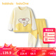巴拉巴拉balaOne兒童家居服套裝男童女童2025冬季新款半邊絨保暖 黃色調(diào)00333 -209425171205 120