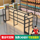 沐意 超市貨架展示架便利店掛鉤中島柜零食母嬰文具店可調(diào)節(jié)雙面架子 【掛鉤款】雙面主架900*690*1380
