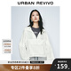 UR2025春季新款女戶外休閑大口袋連帽長(zhǎng)袖罩衫襯衫UYV250019 本白 (偏寬松) M