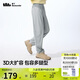 蕉下（beneunder）休閑褲子男通勤戶外長褲涼感闊腿防曬褲AL928漫月灰XL