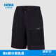 HOKA ONE ONE男款夏季戶外休閑短褲OUTDOOR SHORT CHN透氣新款 黑色 L