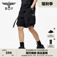 BOY LONDON25新款春夏季男女同款休閑寬松潮牌短褲N32005 黑色 S