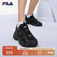 FILA 斐樂貓爪鞋4代男鞋復(fù)古老爹鞋時(shí)尚休閑運(yùn)動(dòng)鞋透氣厚底鞋貓爪6 黑-BK （貓爪4） 42