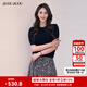 BUOUBUOU【博主同款】2025法式優(yōu)雅復(fù)古珍珠雪紡印花A字半身裙女 紫色P62 L