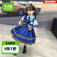 木木屋洛麗塔公主裙女童連衣裙春夏季新款朱迪兔子警官生日禮服兒童衣服 朱迪短袖（送領(lǐng)結(jié)跟微章短褲） 110 適合100-110cm年齡4-5歲