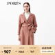 PORTS寶姿女裝 秋冬新品女裝長袖長大衣SN9C039JZF071 月石粉 M 6