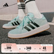 adidas「面包鞋」GRAND COURT BASE 00s休閑低幫板鞋男女阿迪達(dá)斯 薄荷綠/黑色/漢玉白   38