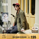 森馬（Semir）巴恩風(fēng)工裝外套男純棉燈芯絨翻領(lǐng)夾克秋情侶寬松上衣101524108201