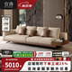 宜洛（IGLOUCE）康納利布藝沙發(fā)客廳意式極簡(jiǎn)棉麻現(xiàn)代簡(jiǎn)約小戶型直排布沙發(fā) 285cm四人位【新升級(jí)云感座包】 【華夫格棉麻】 透氣親膚*耐磨抗皺