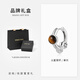 SINCE YOU火星耳環(huán)男純銀2025新款黃虎眼石耳釘高級(jí)感招財(cái)石耳圈個(gè)性耳飾女 火星耳環(huán)（單只）