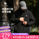 駱駝情侶搖粒絨夾克外套男士加厚保暖戶外運(yùn)動登山服秋冬季M33CA6V129 幻影黑，男女同款 L