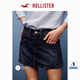 HOLLISTER25夏季Y2K辣妹Miu系低腰牛仔短裙褲女裝KI343-5131 靛藍(lán)色 S 165/68A 4標(biāo)準(zhǔn)版