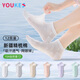 優(yōu)棵樹(shù)襪子女夏季【12雙/10A抗菌防臭】網(wǎng)眼透氣吸汗船襪薄款棉質(zhì)短襪