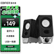 漫步者（EDIFIER）R19BT 桌面2.0電腦音響 藍牙音箱 藍牙5.3 臺式機筆記本音箱音響 黑色