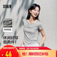 森馬（Semir）短袖T恤女短款套頭衫氣質(zhì)休閑2025夏假兩件緊身衣服109325100013