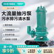 新界污水泵家用工用排污水雨水地下室污水提升泵工業(yè)廢水排污泵潛污泵 WQ12-15-1.5L4(380V)