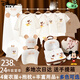 迪士尼嬰兒衣服新生兒見(jiàn)面禮實(shí)用禮盒高檔嬰幼兒用品0-6個(gè)月夏季待產(chǎn)包 YEF061 夏季白色米奇24件-手提箱 59cm （適合0-3個(gè)月寶寶）