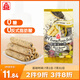 北田 中國臺灣99無糖膨化兒童零食無添加糙米卷谷物棒芝麻味120g 