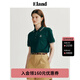 ELAND衣戀短袖T恤女海軍風polo衫上衣2024夏季新款 獵人綠(62)Hunter M 165