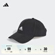 adidas舒適可調(diào)節(jié)運(yùn)動遮陽棒球帽子男女春季阿迪達(dá)斯官方 黑色/白 OSFM