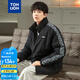 唐獅（TonLion）2023男裝立領棉衣寬松短款棉襖學生棉服 黑色 XXL 