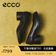 愛步（ECCO）單鞋女 一腳蹬包頭牛皮高跟鞋 雕塑奢華系列222493 黑色22249301001 38