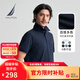 諾帝卡（NAUTICA）【大促爆款】男裝25春夏新款棉氨珠地多色短袖POLO衫男KE5101 藏青4NV L